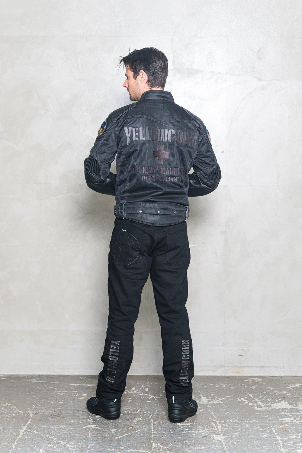 YB-4109 MESH JACKET 【BLACK/GUNMETAL】 - YELLOW CORN YB-4109 MESH JACKET 【BLACK/GUNMETAL】 - YELLOW CORN