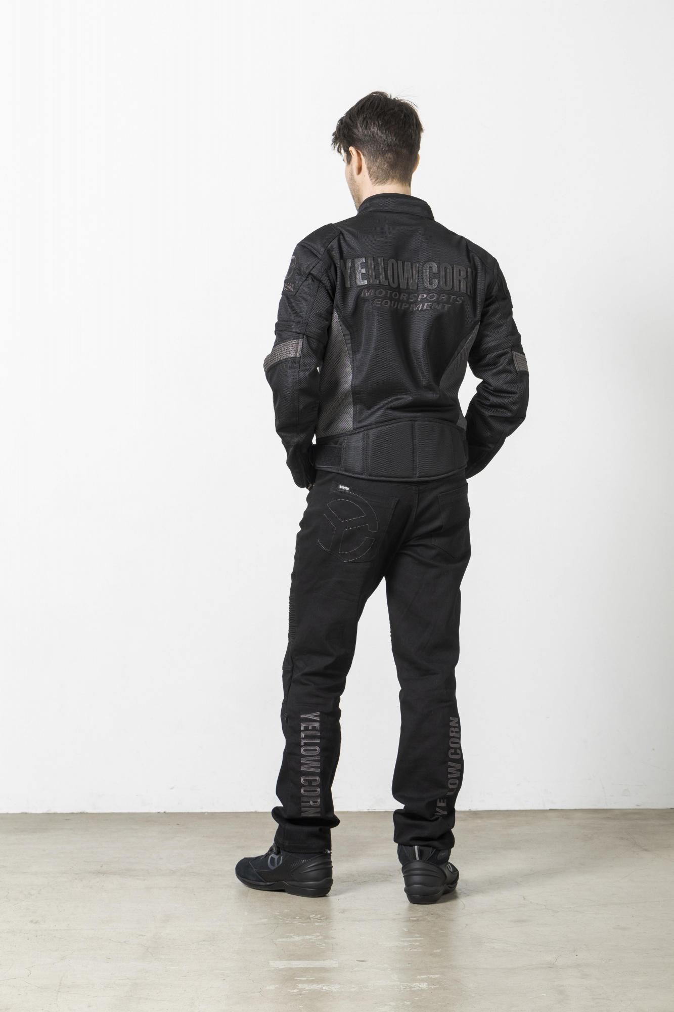 YB-5102 MESH JACKET 【BLACK/GUNMETAL】 - YELLOW CORN