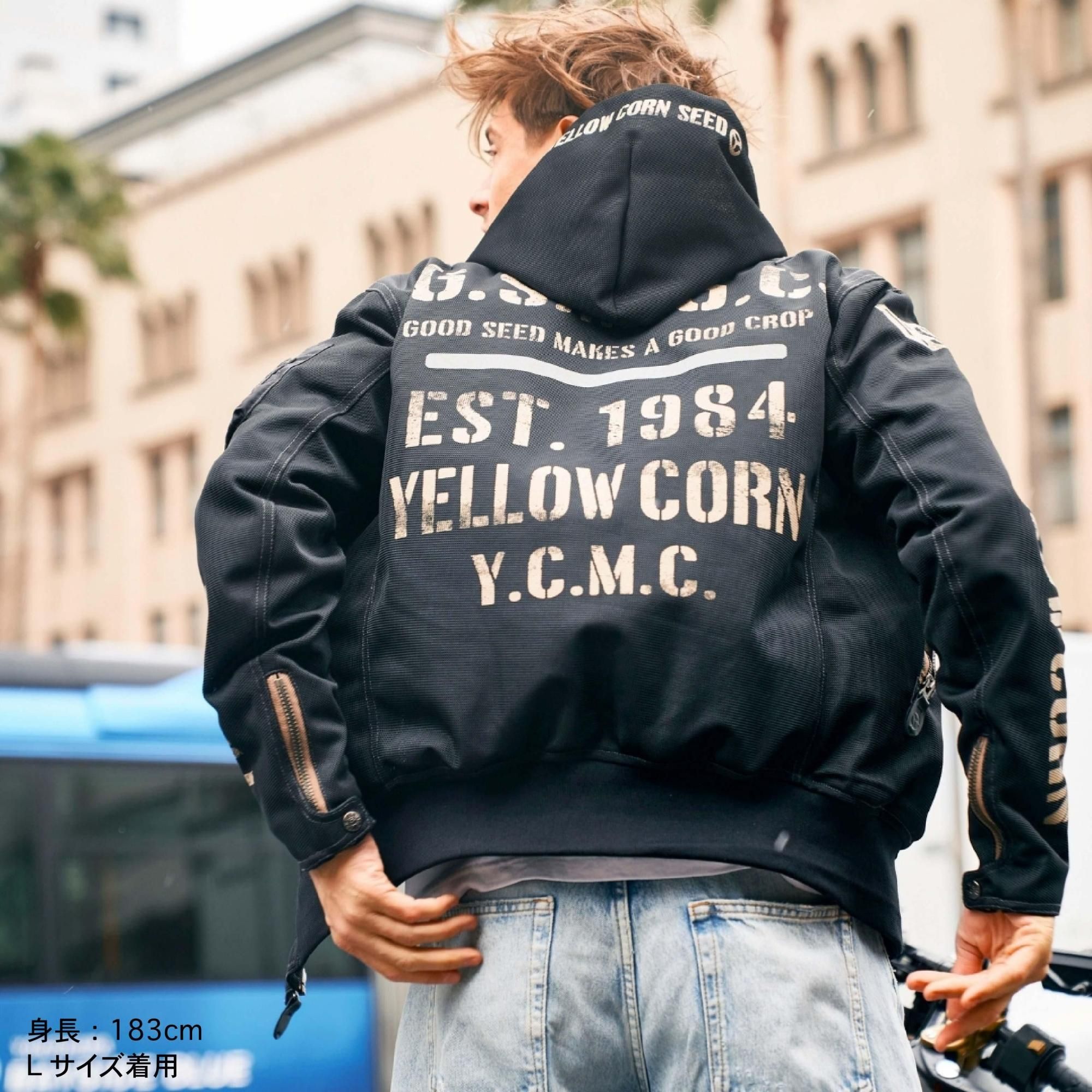 YC SEED SJ-5106 Mesh Jacket【BLACK】 - YELLOW CORN Official