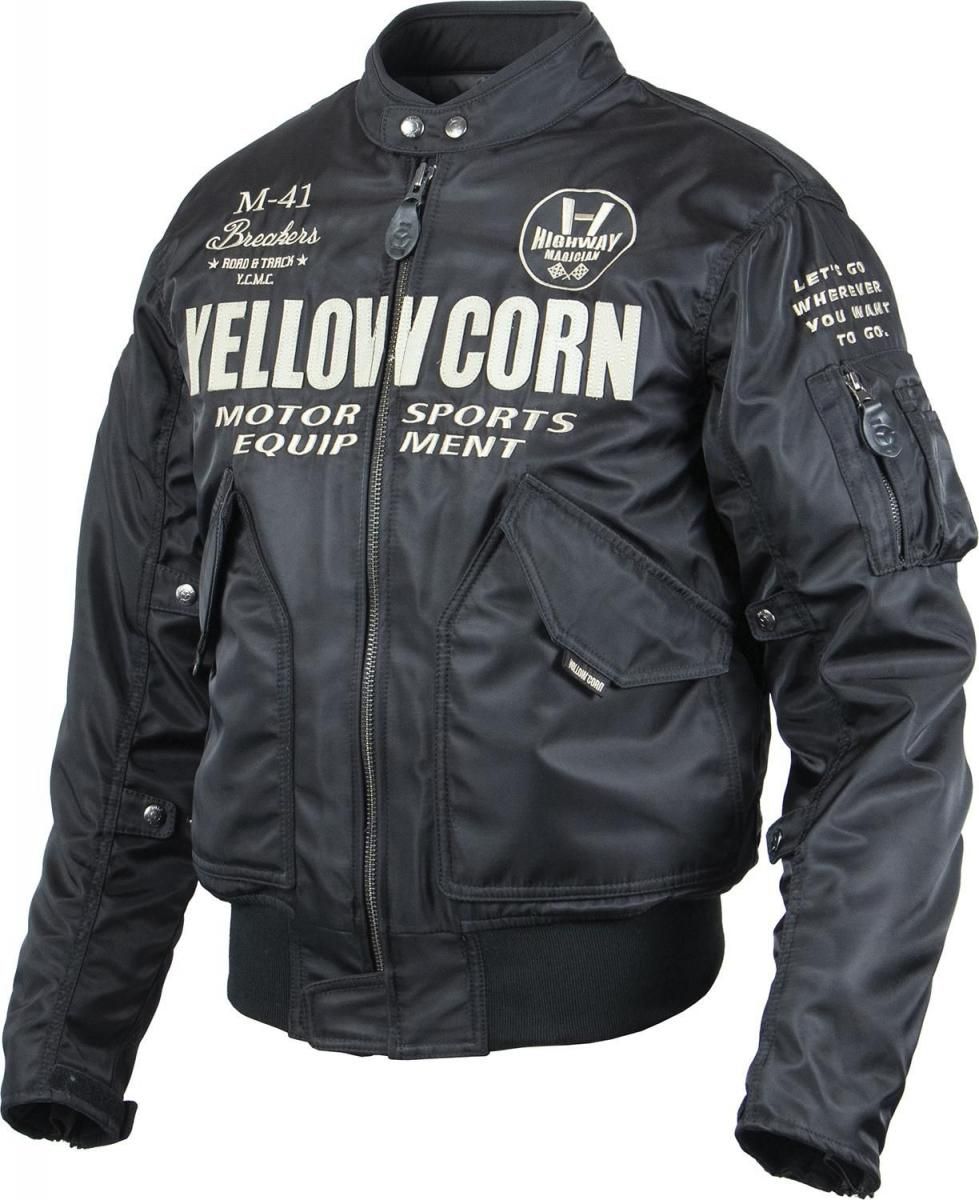 YB5302 WINTER JACKET 【BLACK/IVORY】 - YELLOW CORN Official