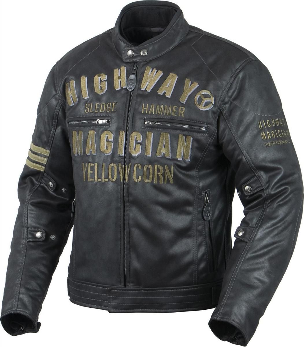 SJ5305 WINTER JACKET 【BLACK/GOLD】 - YELLOW CORN Official