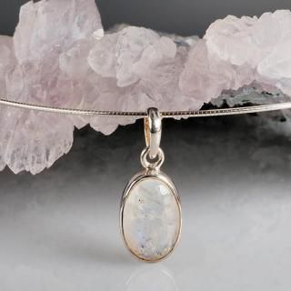 silver ホワイトラブラドライト ペンダントトップ | 鋳金工房