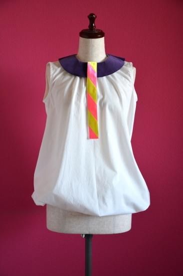 Ĥդ֥饦False collar blouseM-1