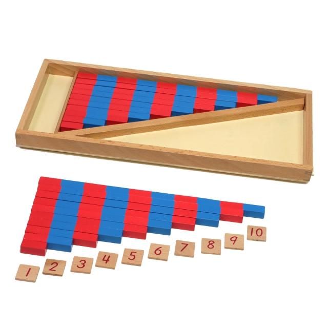 モンテッソーリ　知育玩具 算数棒 ♪大1m♪　Montessori モンテッソーリ 知育玩具 算数棒 ♪大1m♪ Montessori