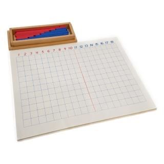 算数教育用のモンテッソーリ教具です。