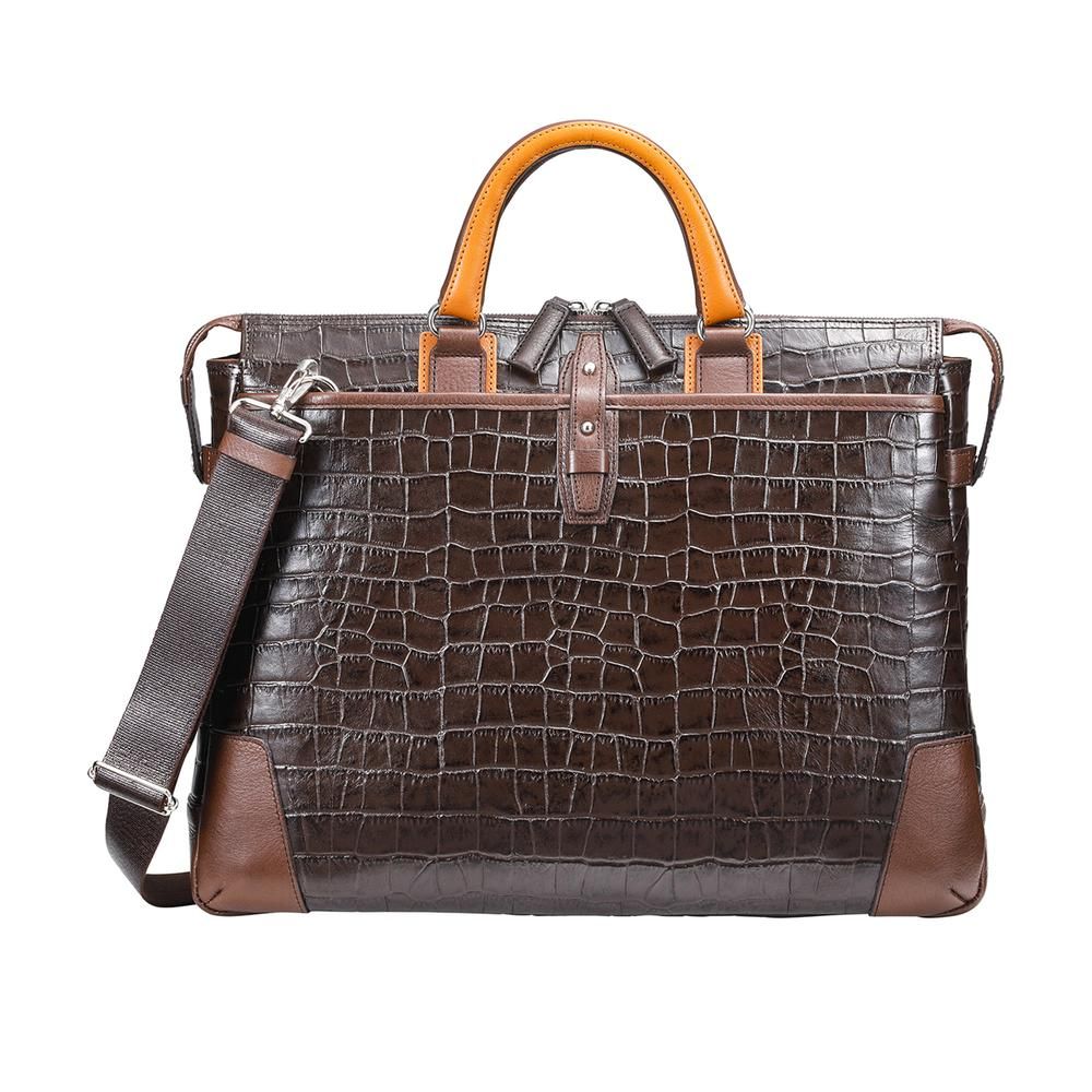 美品 CHAPAL 美味しく シャパル コットンブリーフケース 定価約12万円