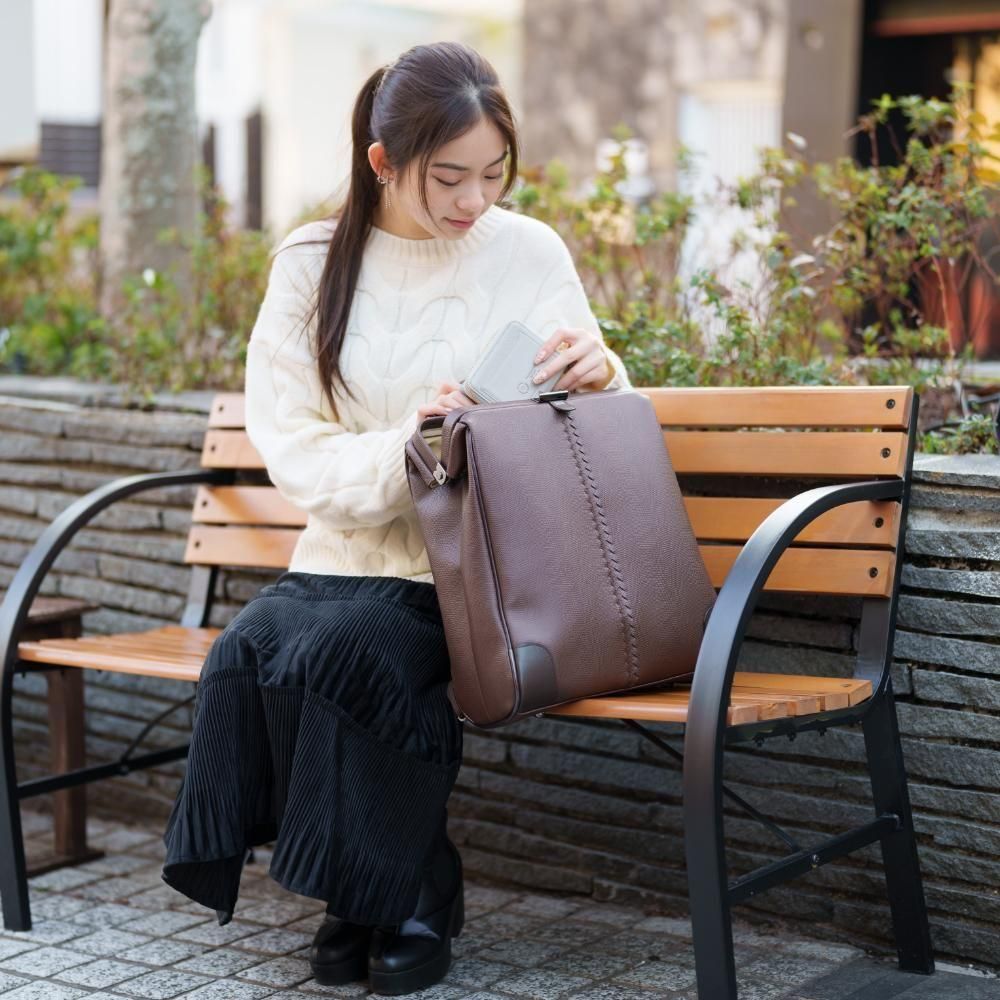 ［未使用］豊岡鞄 YOUTA LIZARD 3WAY 縦ダレス ネイビー 豊岡鞄】YOUTA LIZARD 3WAY縦ダレス - 木和田正昭商店公式オンライン