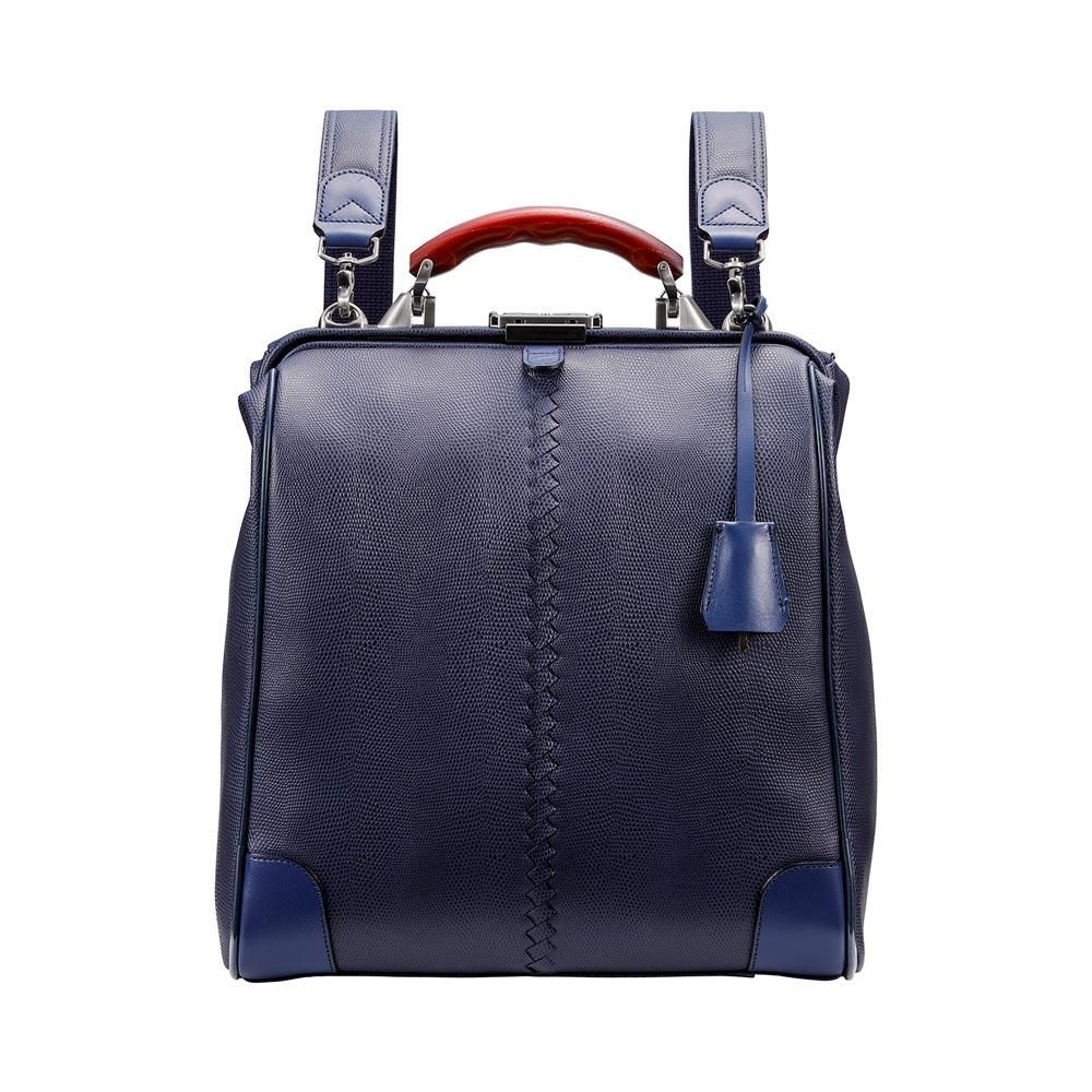 ［未使用］豊岡鞄 YOUTA LIZARD 3WAY 縦ダレス ネイビー 豊岡鞄】YOUTA LIZARD 3WAY縦ダレス - 木和田正昭商店公式オンライン