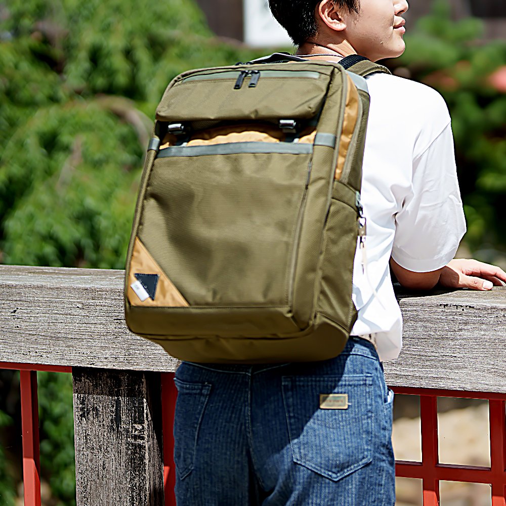 CIE BALLISTIC AIR SQUARE BACKPACK【豊岡鞄】 -  豊岡鞄・メイドインジャパンのバッグと財布の購入は【木和田正昭商店】オンラインショップ