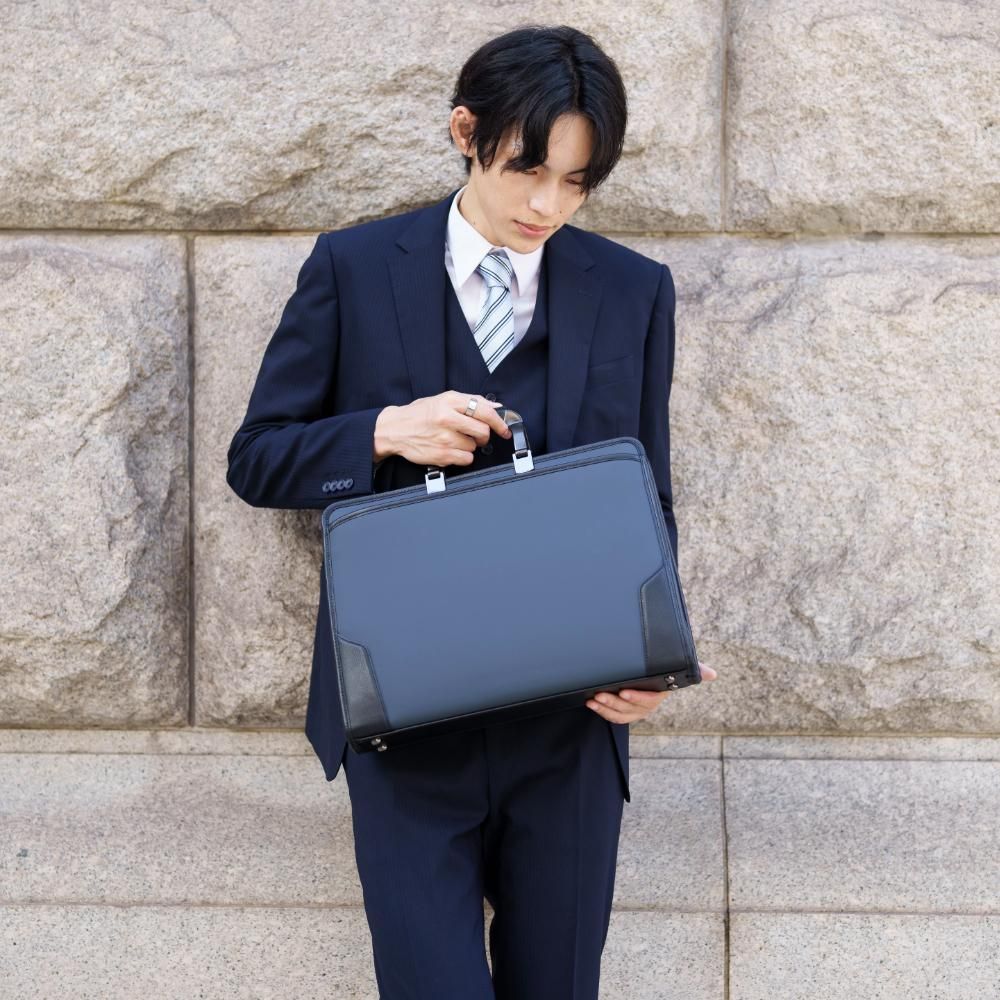 HLSS Briefcase Resin Handle【豊岡鞄】 - 豊岡鞄・メイドイン