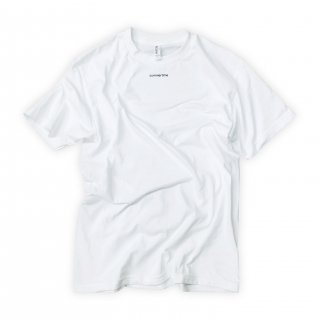 White summertime T-Shirt with Black Text