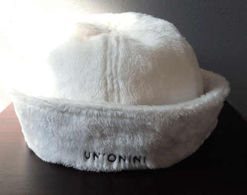 【UNIONINI】fur salor hat（white)  2021AW