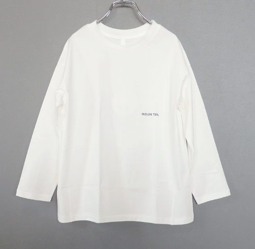 MOUN TENorganic cotton logo L/S T(0ˡ2022SS