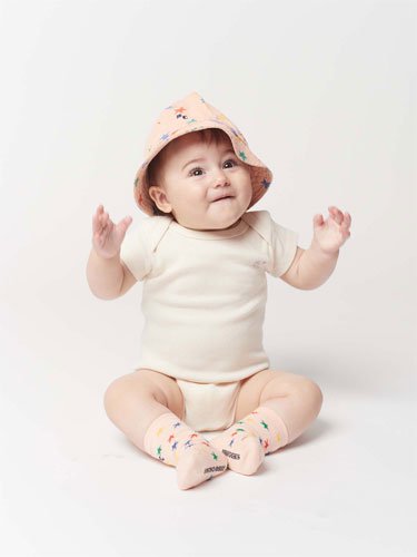 <img class='new_mark_img1' src='https://img.shop-pro.jp/img/new/icons11.gif' style='border:none;display:inline;margin:0px;padding:0px;width:auto;' />【BOBO CHOSES】BABY　HAT（ピンク）　2023SS