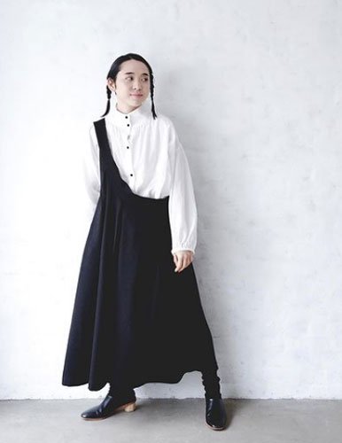 <img class='new_mark_img1' src='https://img.shop-pro.jp/img/new/icons13.gif' style='border:none;display:inline;margin:0px;padding:0px;width:auto;' />【michirico】One shoulder wide pants(S〜M)ブラック　2023AW