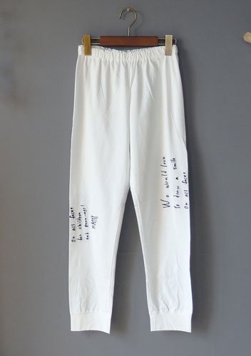 <img class='new_mark_img1' src='https://img.shop-pro.jp/img/new/icons13.gif' style='border:none;display:inline;margin:0px;padding:0px;width:auto;' />folk madeembroidery  leggings F)OffWhite 2024SS