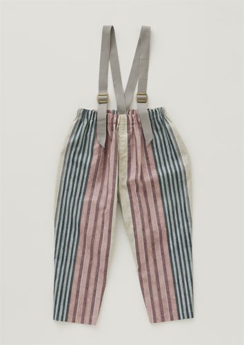 <img class='new_mark_img1' src='https://img.shop-pro.jp/img/new/icons13.gif' style='border:none;display:inline;margin:0px;padding:0px;width:auto;' />eLfinFolkMulti stripe SuspendersPants(130)pinkblue gray  2024SS