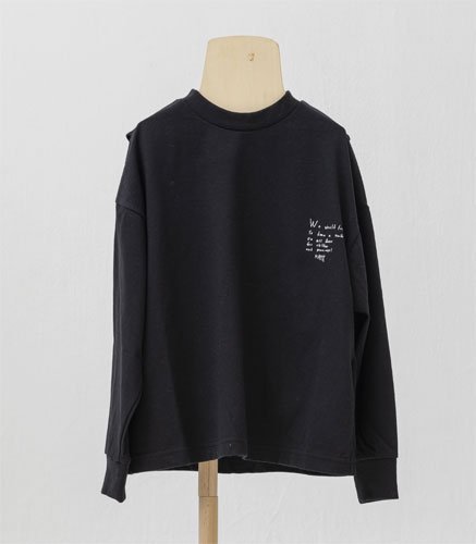 <img class='new_mark_img1' src='https://img.shop-pro.jp/img/new/icons13.gif' style='border:none;display:inline;margin:0px;padding:0px;width:auto;' />folk madeۡsailor color T-shirts (F)black 2024AW