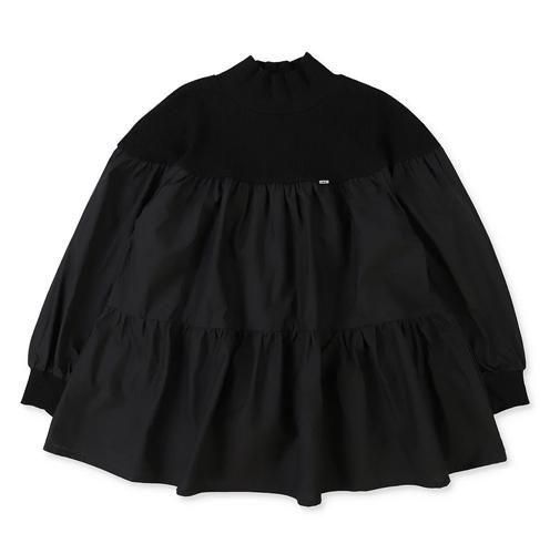 <img class='new_mark_img1' src='https://img.shop-pro.jp/img/new/icons14.gif' style='border:none;display:inline;margin:0px;padding:0px;width:auto;' />【FITH】  ティアードプルオーバー (1~2)黒 2025AW