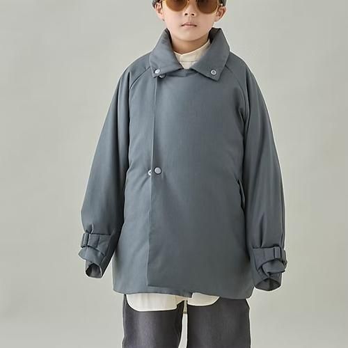 <img class='new_mark_img1' src='https://img.shop-pro.jp/img/new/icons14.gif' style='border:none;display:inline;margin:0px;padding:0px;width:auto;' />【MOUN TEN.】 wool like air half coat (1) charcoal 2025AW