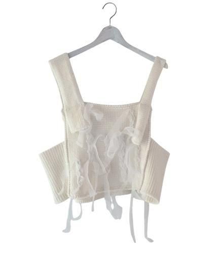 <img class='new_mark_img1' src='https://img.shop-pro.jp/img/new/icons14.gif' style='border:none;display:inline;margin:0px;padding:0px;width:auto;' />【frankygrow】  KNIT VEST (IV)1 2025AW