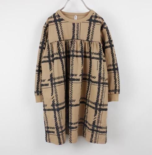 <img class='new_mark_img1' src='https://img.shop-pro.jp/img/new/icons14.gif' style='border:none;display:inline;margin:0px;padding:0px;width:auto;' />【MAAROOK】 チェックPTスムースワンピース (140~160) 2025AW