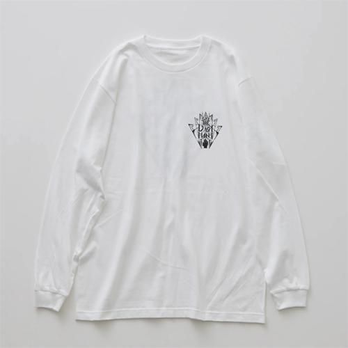 <img class='new_mark_img1' src='https://img.shop-pro.jp/img/new/icons14.gif' style='border:none;display:inline;margin:0px;padding:0px;width:auto;' />【eLfinFolk】 unisex The DARK HAND L/S Tee (F) white 2025AW