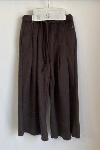 <img class='new_mark_img1' src='https://img.shop-pro.jp/img/new/icons14.gif' style='border:none;display:inline;margin:0px;padding:0px;width:auto;' />【GRIS】  Saggy two tack wide pants (L~XL) BROWN 2025AW
