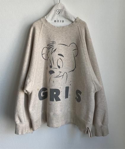 <img class='new_mark_img1' src='https://img.shop-pro.jp/img/new/icons14.gif' style='border:none;display:inline;margin:0px;padding:0px;width:auto;' />【GRIS】 Vintage Sweat (L~XL)OATMEAL 2025AW
