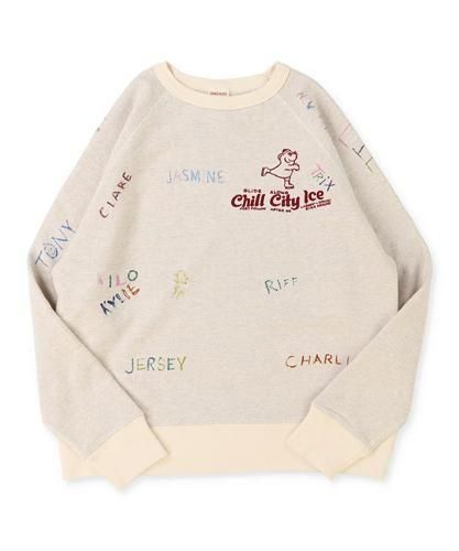 <img class='new_mark_img1' src='https://img.shop-pro.jp/img/new/icons14.gif' style='border:none;display:inline;margin:0px;padding:0px;width:auto;' />DENIM DUNGAREE  FRIENDS Sweatshirtʣ~2ˡOFF WHITE2025AW