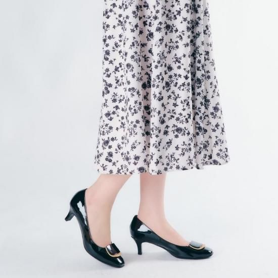 ☆【NEW】 9111 ダブルモチーフ付パンプス - Dominic3(ドミニク