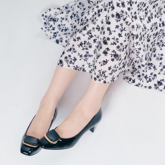 ☆【NEW】 9111 ダブルモチーフ付パンプス - Dominic3(ドミニク