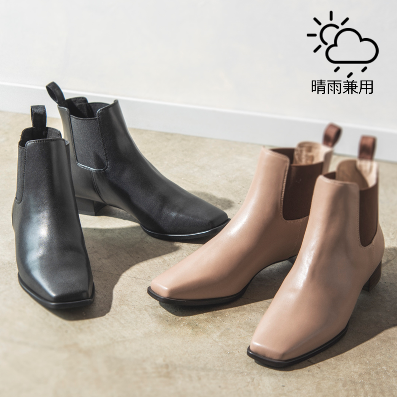 ☆【WEB限定】 9106 晴雨兼用サイドゴアショートブーツ ☆【WEB限定】 9106 晴雨兼用サイドゴアショートブーツ