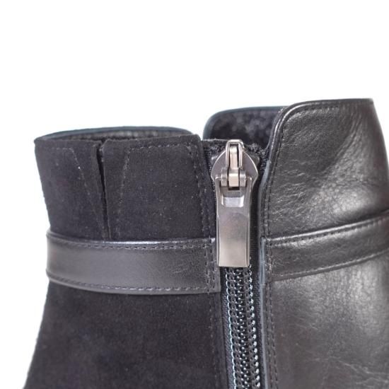 SALE】9143 シルキーコンビ サイドビットショートブーツ