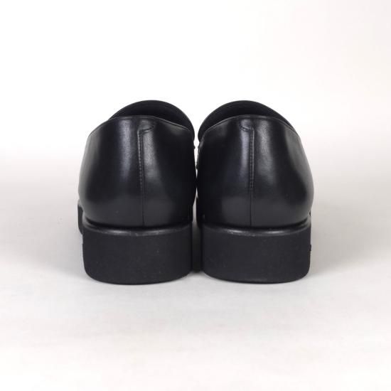 ブラック パールスタッズ ローファー SALE】 9150 スニーカーソール スタッズローファー ￥20,900