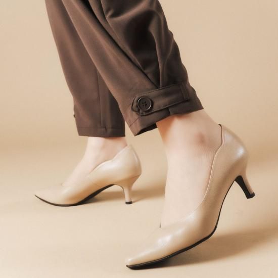 ☆【NEW】9156 サイドフラワーカットパンプス - Dominic3 ☆【NEW】9156 サイドフラワーカットパンプス - Dominic3