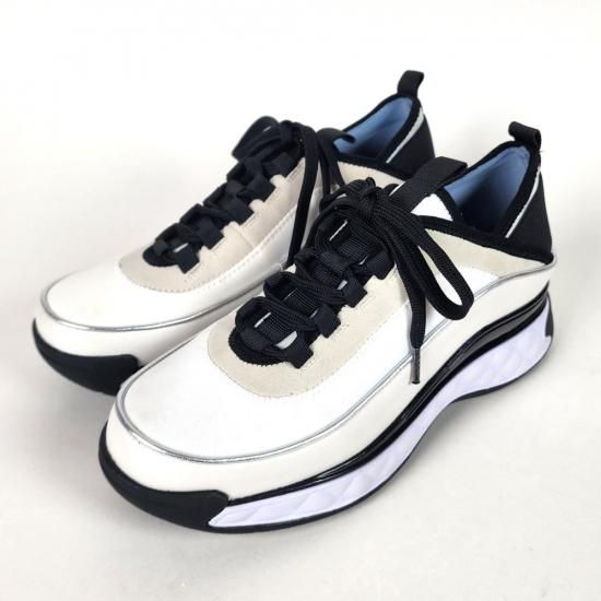 ☆【NEW】 No.9912 キルティングソール ストレッチレースアップ