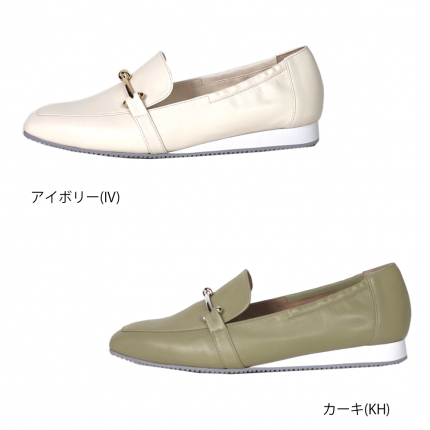 <img class='new_mark_img1' src='https://img.shop-pro.jp/img/new/icons64.gif' style='border:none;display:inline;margin:0px;padding:0px;width:auto;' />【会員限定先行SALE】9127 ＜軽量＞ノットビット ソフトローファー IV色&KH色