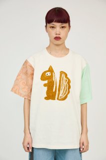 SQUIRREL EMBROIDERY T-SHIRT