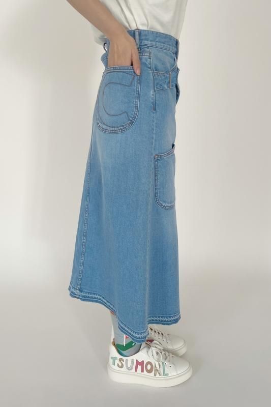 美品 TSUMORI CHISATO ツモリチサト ロングスカート サイズ２ 美品 ツモリチサト バルーン柄ロングスカート 2WAYスカート