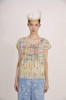 HAND DRAWN CHECK PRINT CUTSEW