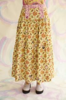 PEEK A BOO CORDUROY SKIRT