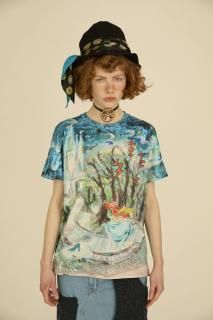 MIDNIGHT PRINCESS PRINT T-SHIRT