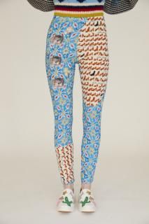 PEEK A BOO PRINT JERSEY PANTS