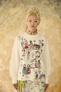 12O'CLOCK PRINT URAKE TOPS