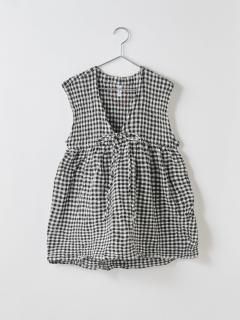 crêperie GINGHAM CHECK TOPS