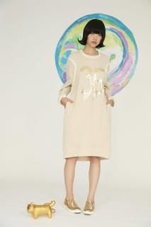 tsumori chisato 2010SS ピースダイポケットワンピース　白 tsumori chisato 2010SS ピースダイポケットワンピース 白 BIG