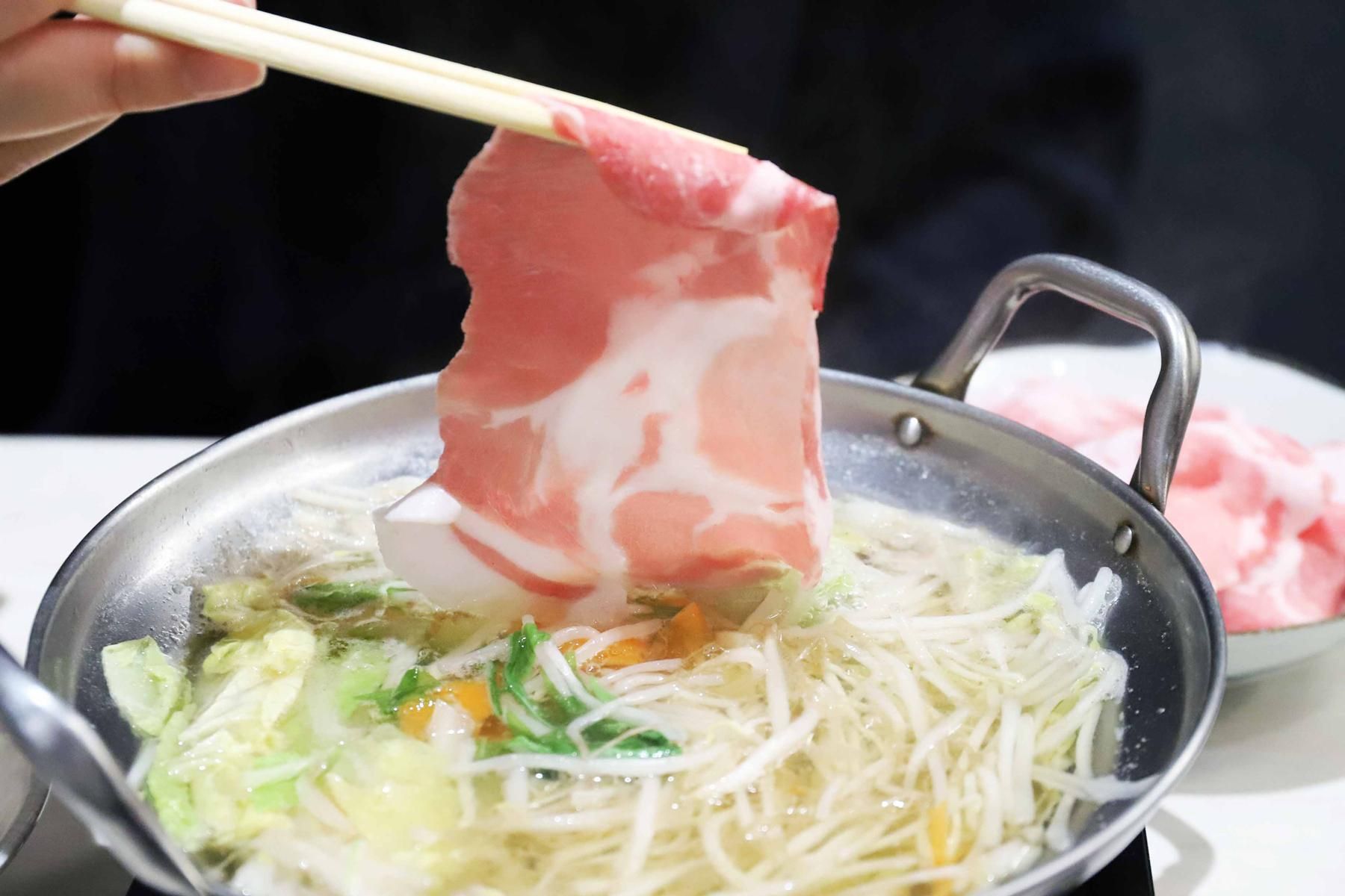 超軟水で作られた鍋つゆ