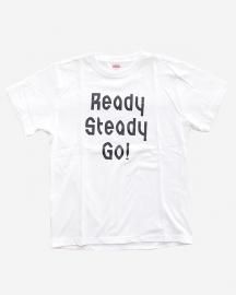 Ready Steady Go! Standard Logo T-shirt White/Navy