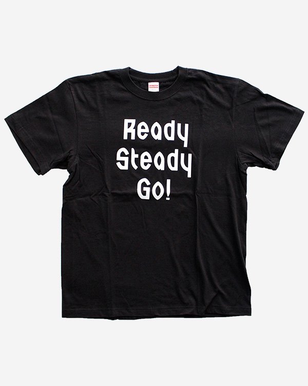 Ready Steady Go! Standard Logo T-shirt Black/White - Ready Steady Go!  公式【レディステディゴー！】web store 通販 RSG-ism